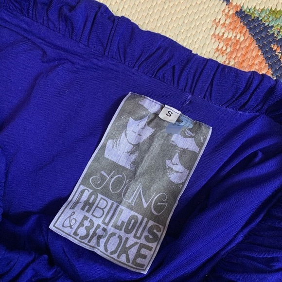 Young Fabulous & Broke Blue/white Ombré Maxi - Picture 6 of 6